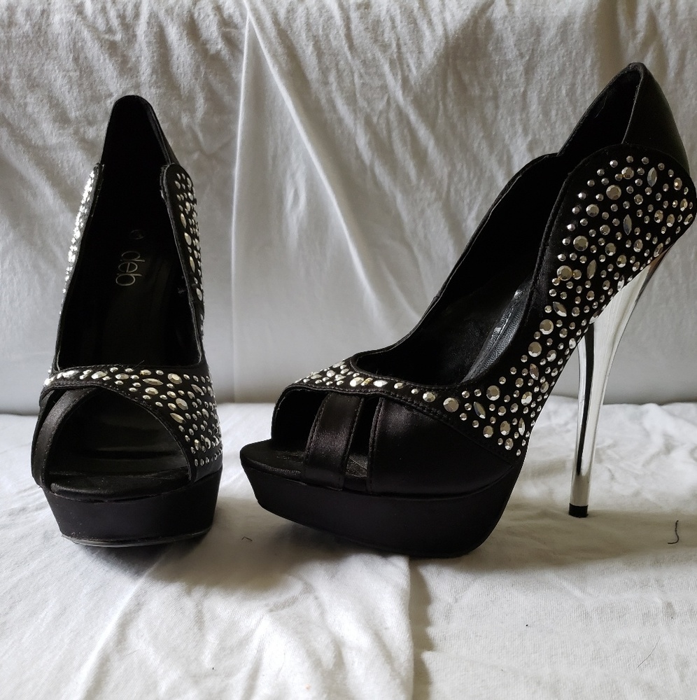 Sexy Silver Stiletto Heel